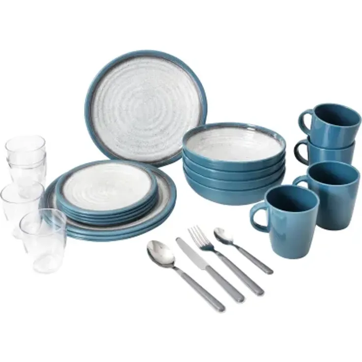 Brunner Camping Geschirrset Tuscany 36-teilig inkl. Box – Bild 2