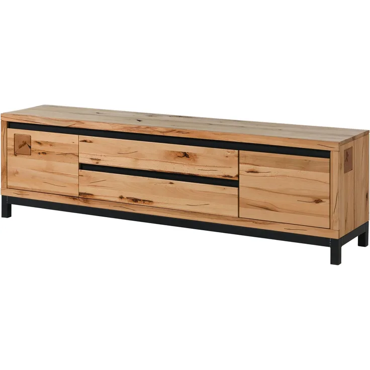 TV-Board Kernbuche 190x40x56 natur geölt VILLANDERS #153