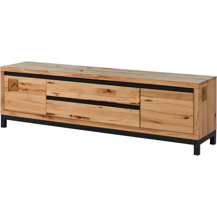 TV-Board Kernbuche 190x40x56 natur geölt VILLANDERS #153 – Bild 1