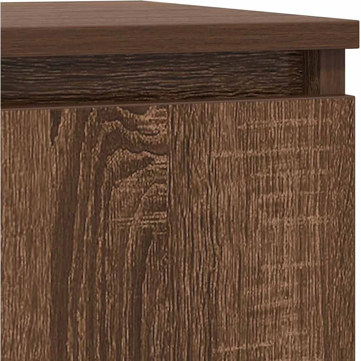 vidaXL Sideboard mit Schublade Braun Eichen-Optik 71x35x65 cm 861604 – Bild 9