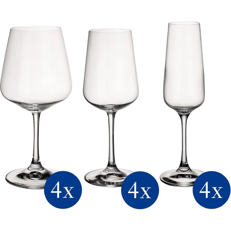 Villeroy & Boch Ovid Gläser-Set 12-teilig