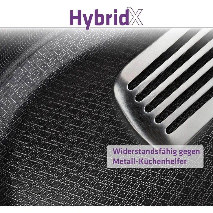 Berndes Bratpfanne 20cm, poliert, induktionsgeeignet - HybridX, 3-Schicht-Material – Bild 10