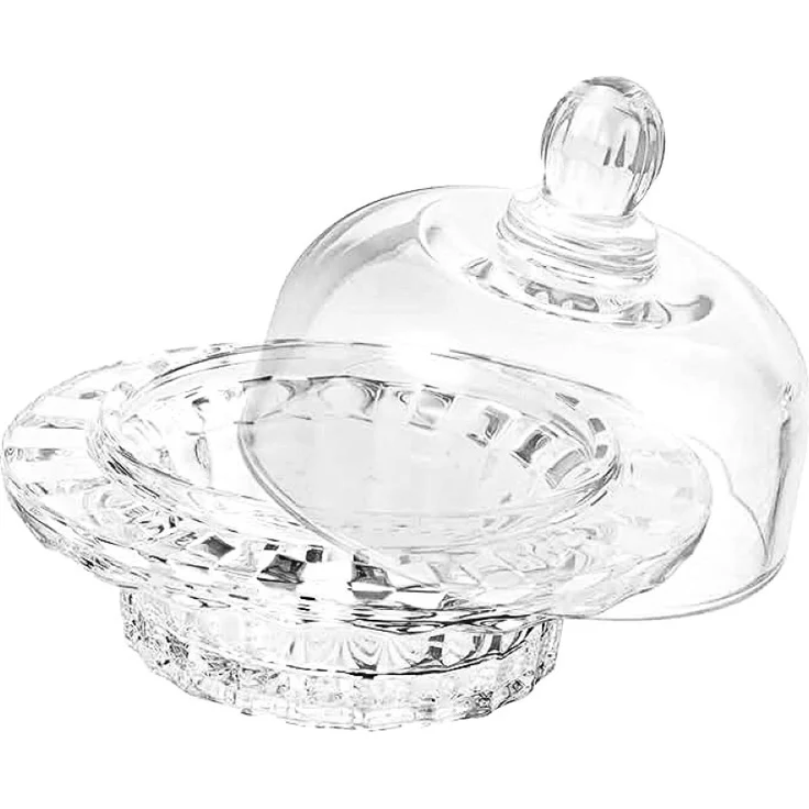 Glas-Zuckerdose mit Deckel - ø10 cm, Stilvoll & Praktisch – Bild 2