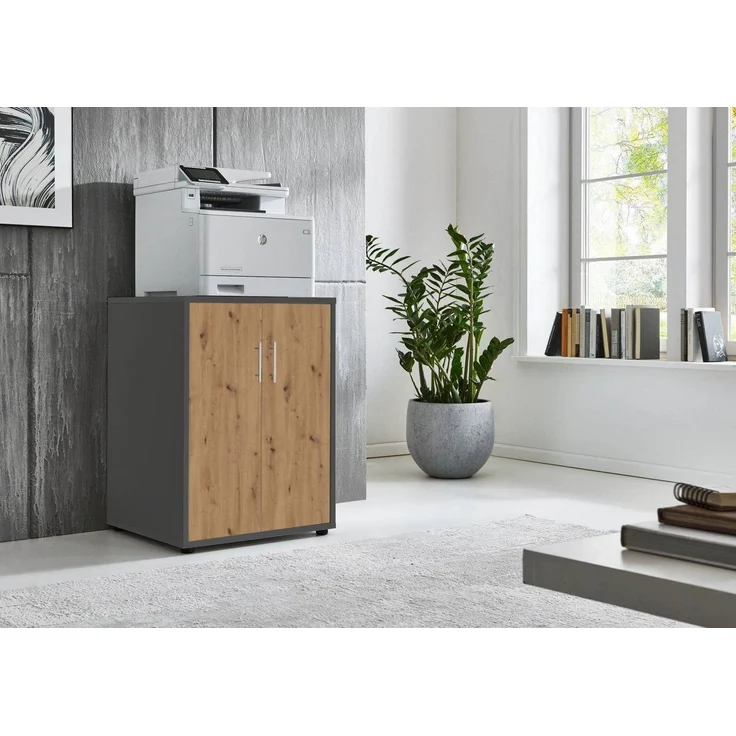 BMG Möbel Aktenschrank Druckerschrank Office Edition (geeignet für 3D Drucker und Office Drucker) Höhe 74 cm, optimale Ergänzung zu Schreibtischen – Bild 1