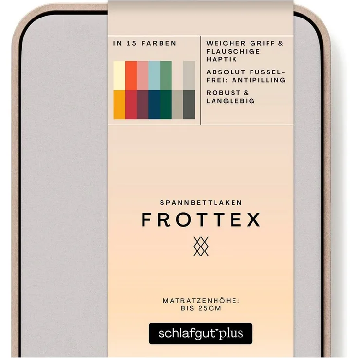 Schlafgut Spannbettlaken Frottex, Frottee, Gummizug: rundum, (1 Stück), 100% Frottee