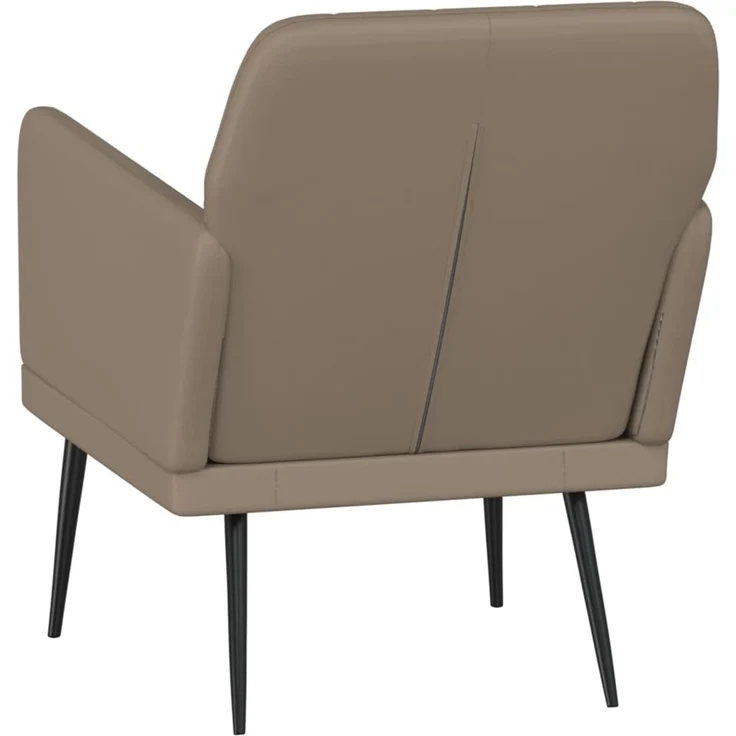 Sessel wohnzimmer, Relaxsessel Cappuccino-Braun 61 x 78 x 80 cm Kunstleder – Bild 5