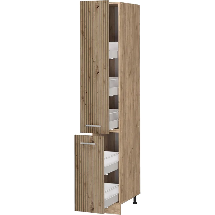 Apothekerschrank R-Line Artisan-Eiche 30 cm Vicco – Bild 4