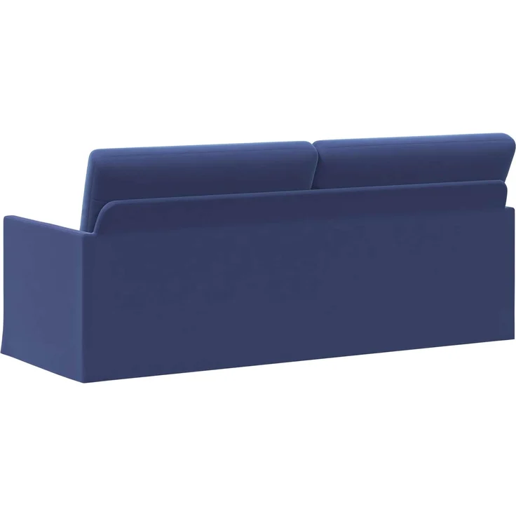 vidaXL 3-Sitzer Sofa Polizeiblau 190 x 81 x 82 cm Samt (V) 42041132 – Bild 4