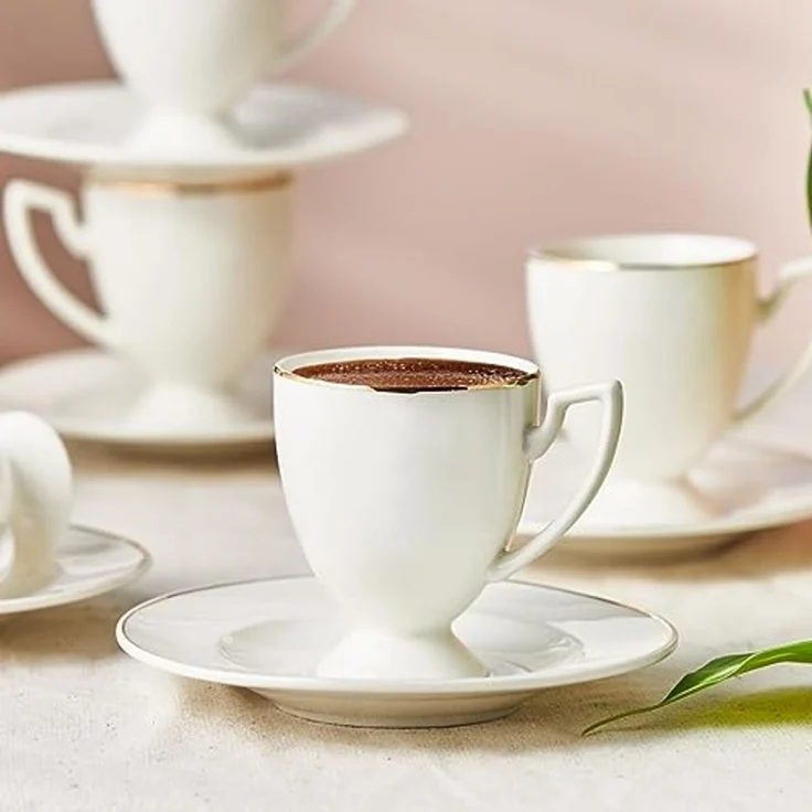 Karaca Kaffeeservice Boyoz 6 Personen Kaffeetassen-Set 85 ml – Bild 2