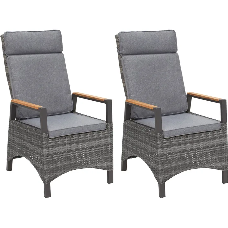 LC Garden »Keramo« Gartenstuhl natur-grau