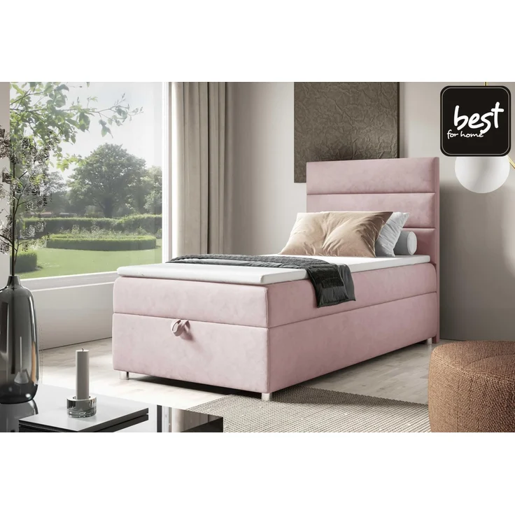 Best For Home Box Spring Bed with 7-Zone Bonell Spring Mattress, Box Spring Bed with Mattress and Storage Space – Bild 2