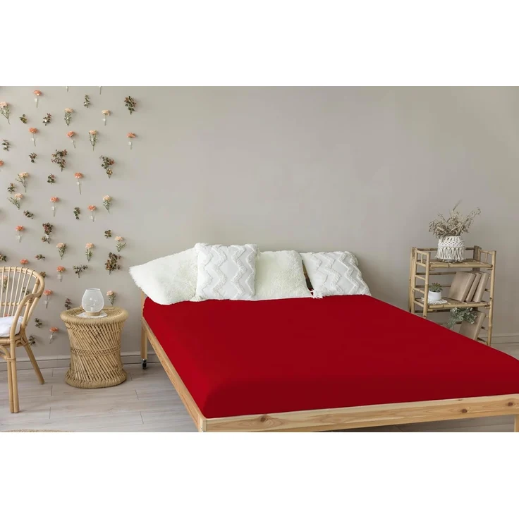 Livessa Spannbettlaken 180x200 cm aus Baumwolle Single-Jersey Stoff 140 g/m², Spannbetttuch/Bettlaken, Oeko-TEX Zertifiziert (M24M05FF9),Ultra weich – Bild 5