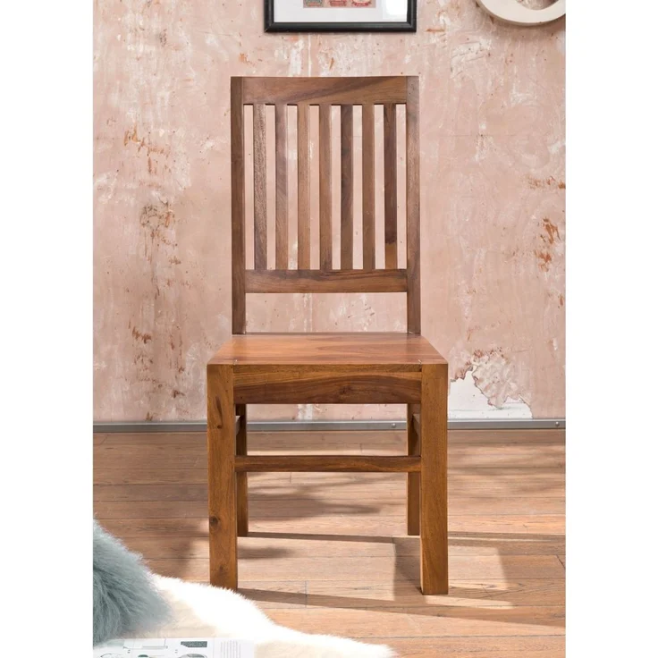 Stuhl Sheesham 45x45x100 noble unique lackiert SYDNEY #132 – Bild 3