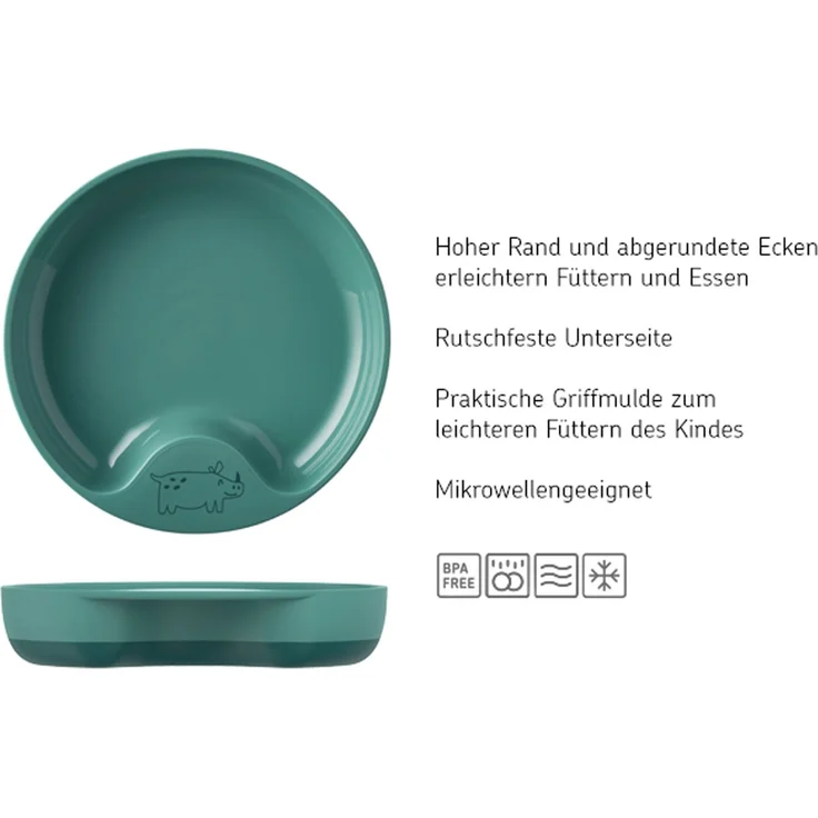 Mepal Lernteller Mepal Mio Kinderteller Deep Turquoise – Bild 3