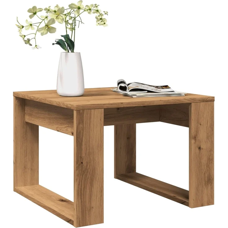 vidaXL Beistelltisch Artisan-Eiche 50x50x35 cm Holzwerkstoff 856689 – Bild 1