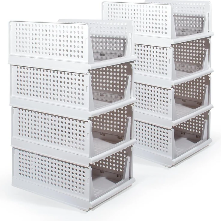 Zedelmaier Organizer Schrank-Organizer Kleiderschrank Schublade faltbare Aufbewahrungsbox (Set, 8 St) – Bild 1