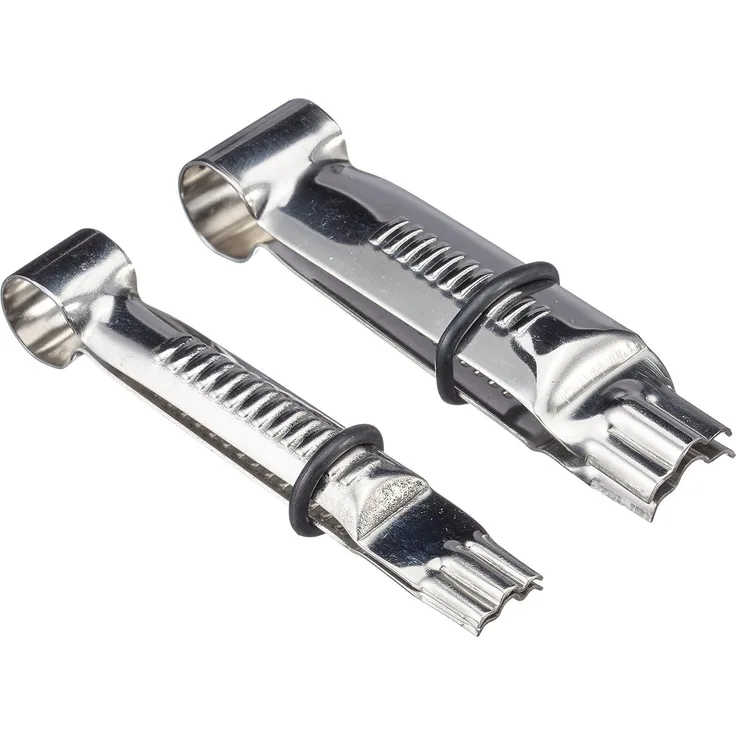 silikomart Wonder Crimp-Zange Teig für Tortendekoration regelmäßigen Edelstahl Close Cloud