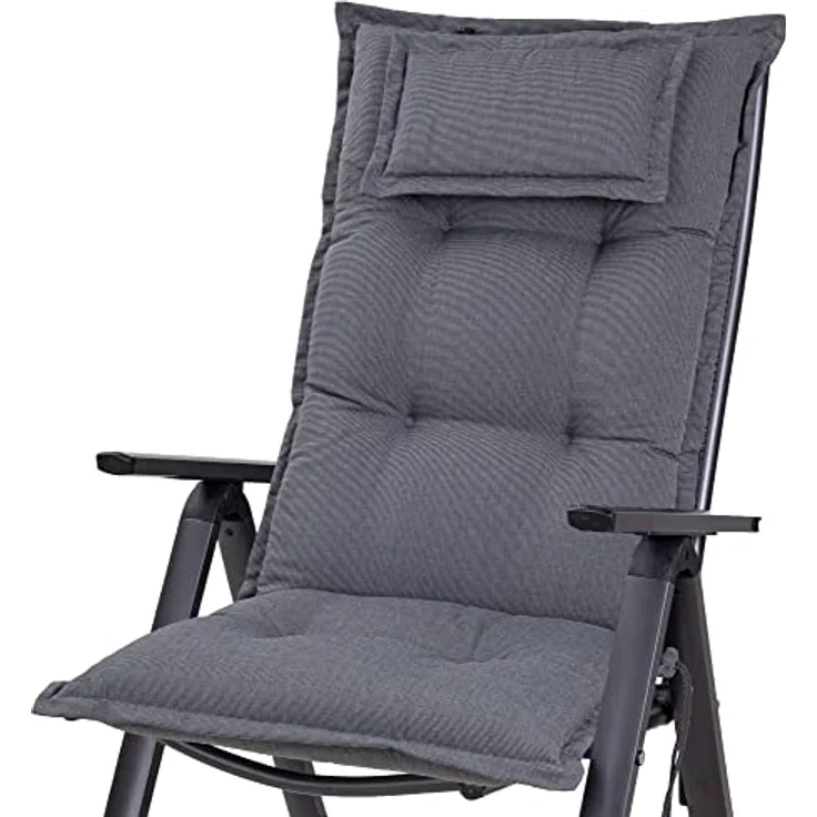 KETTtex Hockerauflage Hocker Bali 50089-51 grau meliert 50x50x6 cm KETTtex – Bild 2