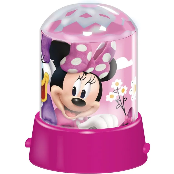 WONDEE Disney Minnie Mouse Nachtlicht Projektor für Baby und Kinder Madchen mit zwei Modi, Lampe Dauerlicht und Farblicht - Geschenke fur Madchen und Babys von 1, 2, 3, 4, 5 Jahren, Taufgeschenke