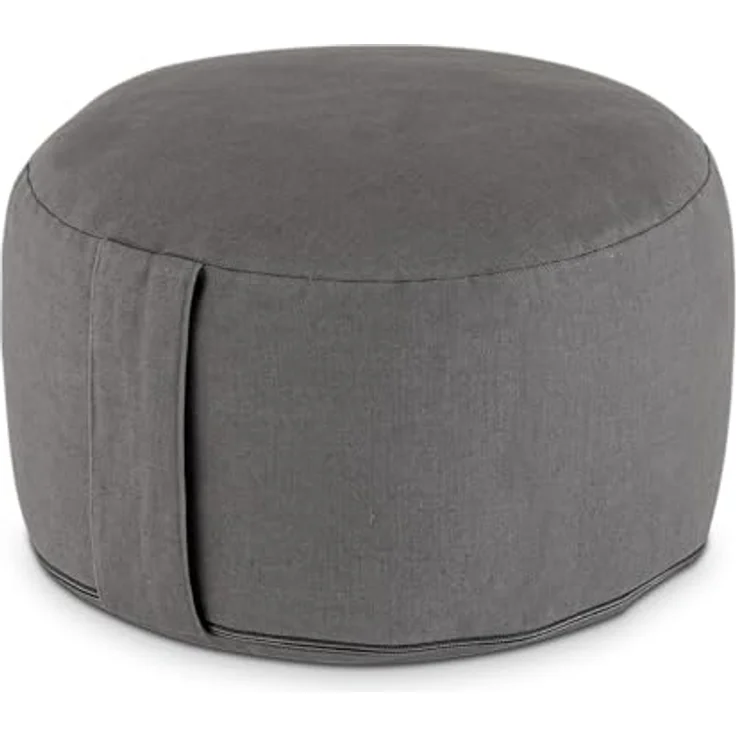 Amagohome Yogakissen Yogakissen Meditationskissen Augenkissen Sitzkissen rund ø31xH20cm Bez – Bild 2