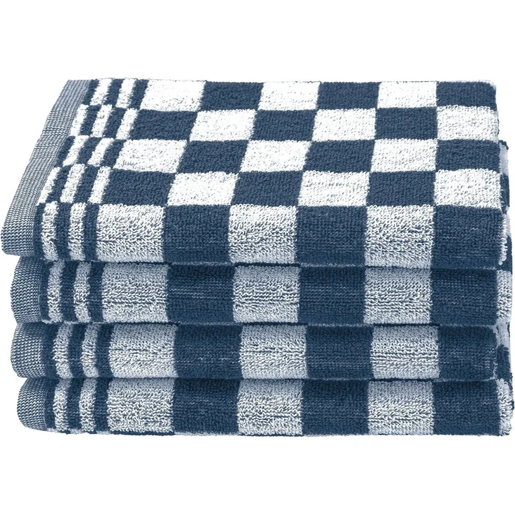 ZOLLNER Geschirrtuch, (Set, 4-tlg), 50 x 50 cm, 100% Baumwolle, vom Hotelwäschespezialisten – Bild 5