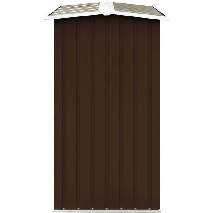 vidaXL Brennholzlager Verzinkter Stahl 172x91x154 cm Braun 47081 – Bild 4