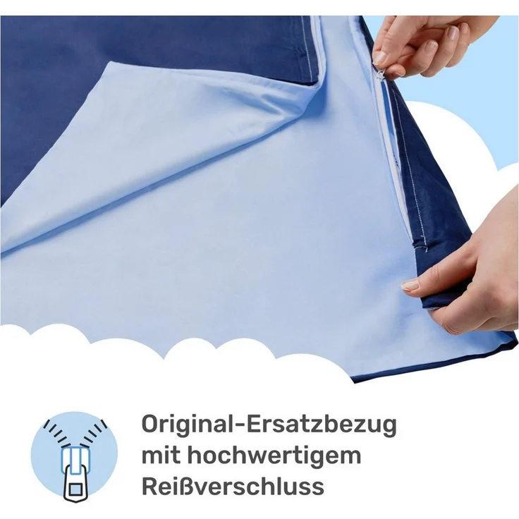 Dailydream Gewichtsdecke Decken Bezug 135 x 200 (blau) – Bild 2