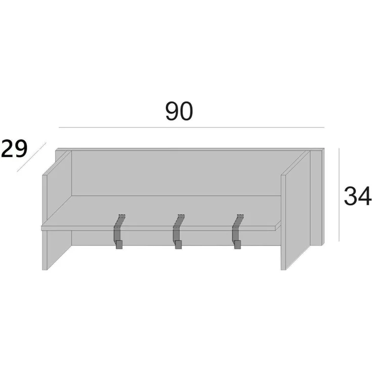 Talamo Italia - 3-Sitzer festes Sofa Elizabeth, Wohnzimmersofa aus gepolstertem Stoff, mit Standardarmlehnen, 100 % Made in Italy, 220 x 95 x 90 cm, Grau und Anthrazit – Bild 3