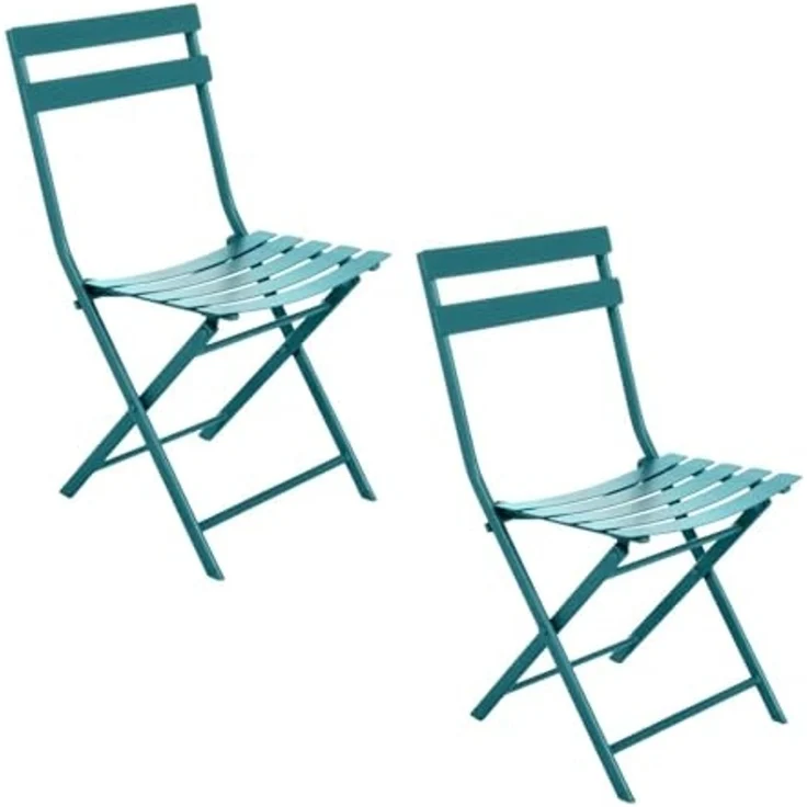 Hespéride - Klappbarer Gartenstuhl Greensboro Blaugrün - Blaue Ente – Bild 1