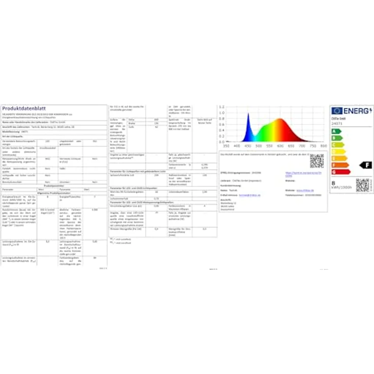 LED Spiegelleuchte "Banho 600s" 230V, 60cm, 8W, 692lm, Neutralweiß – Bild 7