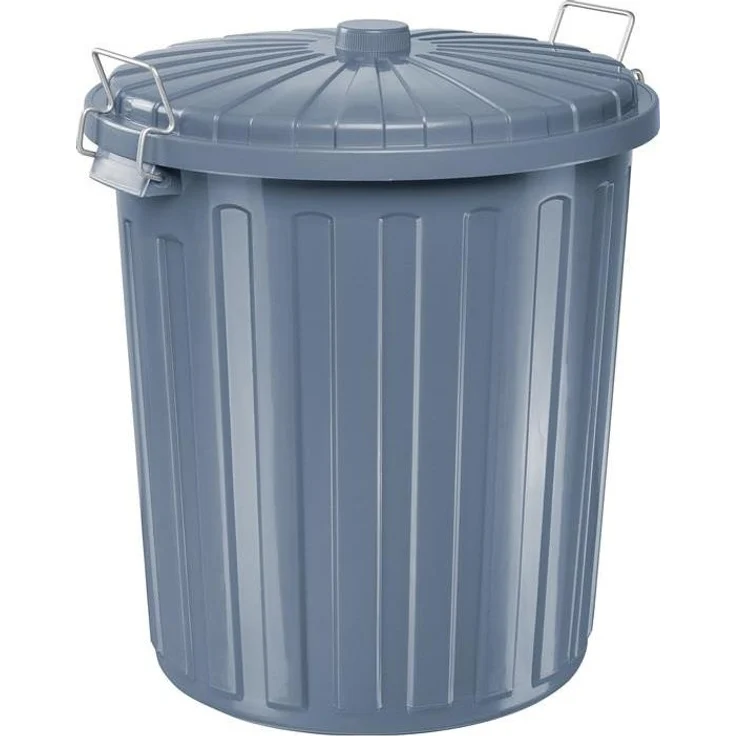 Abfalltonne H570xB490xTmm 55l grau HELIT VE: 5 Stück ""