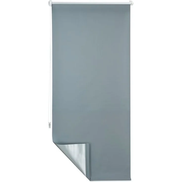 Relaxdays Verdunkelungsrollo grau 60 bis 120 breit – Bild 5
