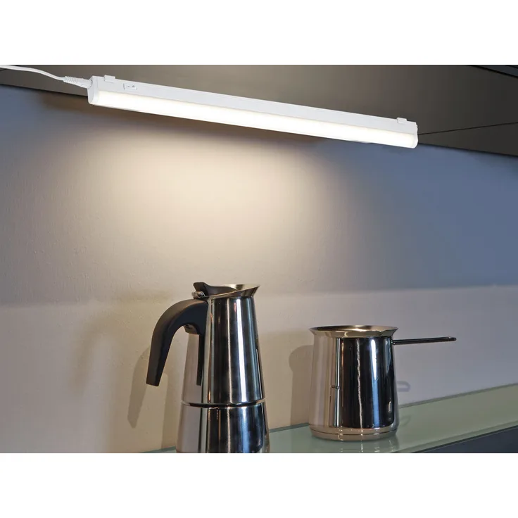 LED Unterbauleuchte RAMON mit Schalter & 230V Direktanschluss, Länge 51cm