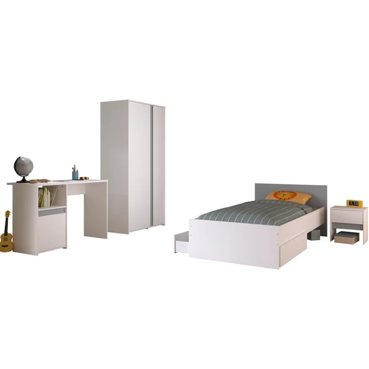 Parisot Kinderzimmer und Jugendzimmer Pirouette in weiß Set 4-tlg. – Bild 6