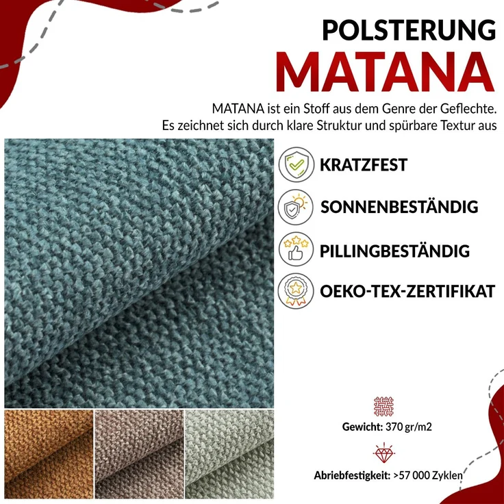 Mks Möbel 'Peter L-form' Ecksofa mit Bettfunktion, Bettkasten & einstellbaren Kopfstützen, Orange, Stoff, mit Topper, links – Bild 8