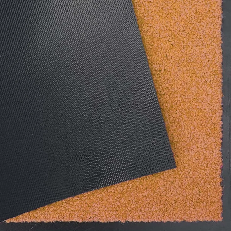 Waschbare Fußmatte Wash & Clean - orange - 60x180x0,7cm – Bild 3