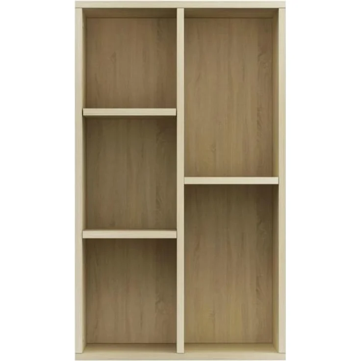 vidaXL Bücherregal/Sideboard Sonoma Eiche 50x25x80 cm Holzwerkstoff 800165 – Bild 6
