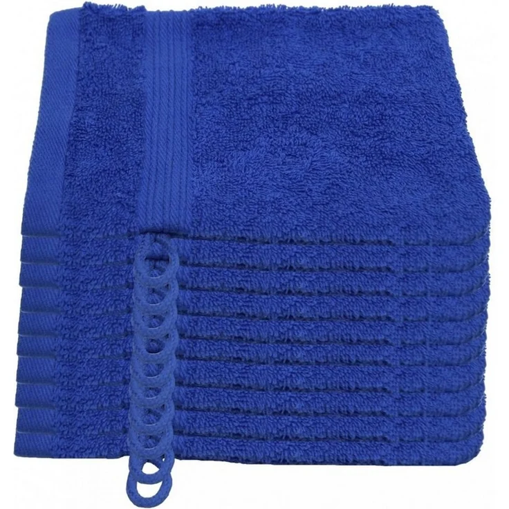 Julie Julsen Waschhandschuh 10-Waschhandschuh-Royalblau-Waschhandschuh 15 x 21 cm (10-tlg) – Bild 2