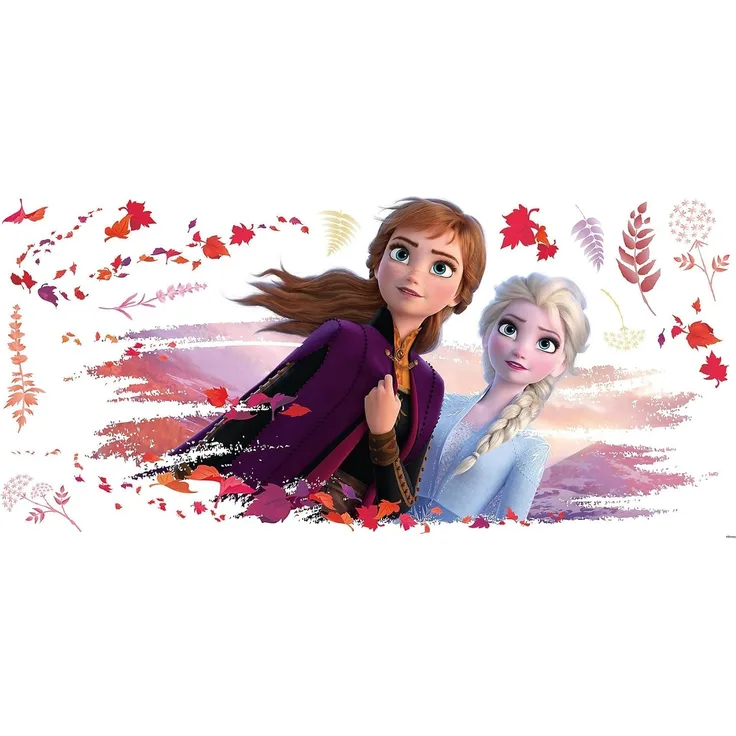 Disney Frost 2 Elsa og Anna Wallstickers