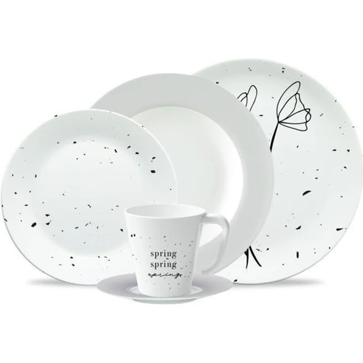 Waca Spring Geschirr-Set, 16-teilig