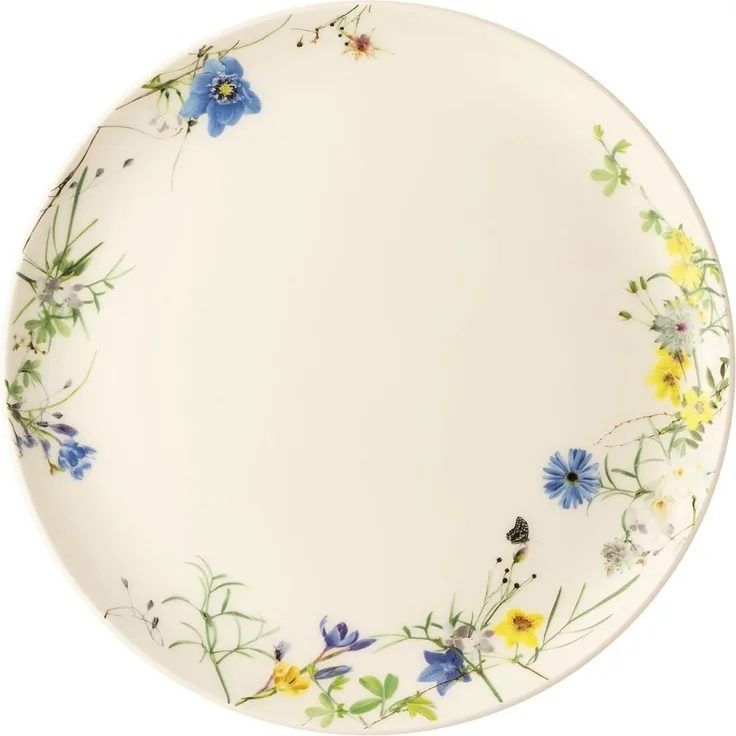 Frühstücksteller 21 cm Brillance Fleurs des Alpes Rosenthal Frühstücksteller - Mikrowelle geeignet, Spülmaschinengeeignet