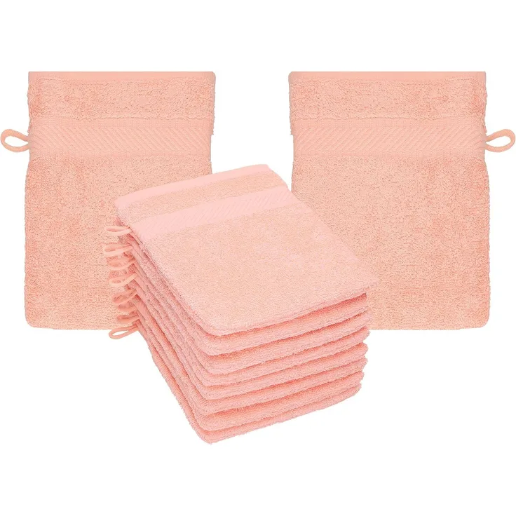Betz Waschhandschuh 10 Stück Waschhandschuhe Palermo Frottee Größe 16x21 cm