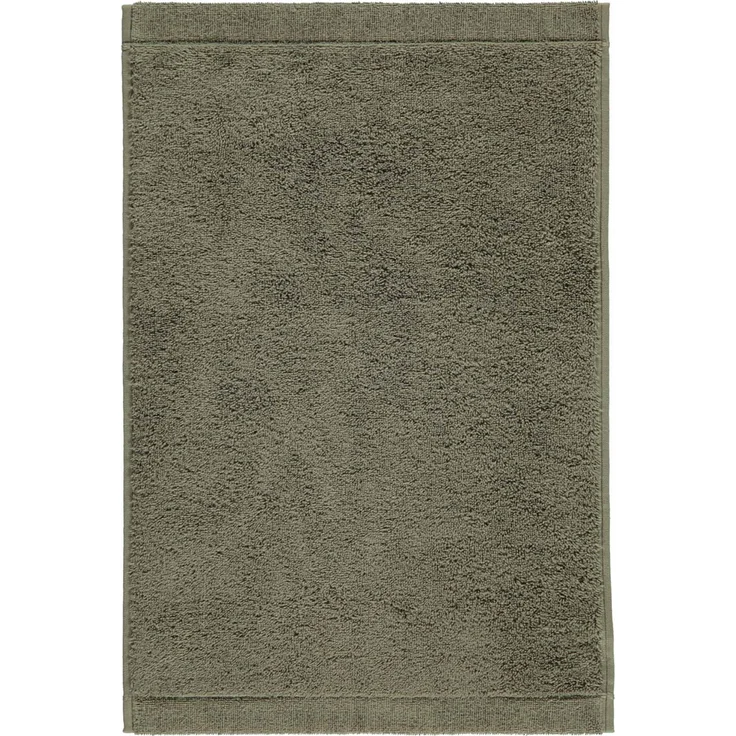 CAWö Gästetuch - Lifestyle, Walkfrottier, Baumwolle, einfarbig Grün 30x50cm – Bild 2