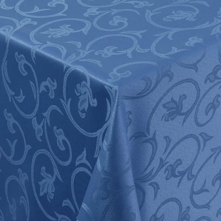 Moderno Tischdecke Tischdecke Stoff Damast Barock Jacquard Ranken Design mit Saum, Eckig 80x80 cm – Bild 2