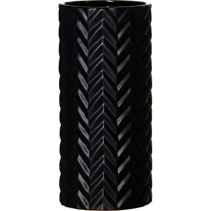 Ritzenhoff & Breker Zick Zack Vase 25 cm - Schwarz