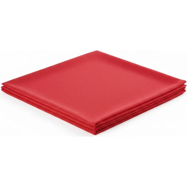 Garten Tischdecke 130x220 cm für Garten, Terrasse und Balkon - eckig, wasserfest & pflegeleicht, Rot – Bild 3
