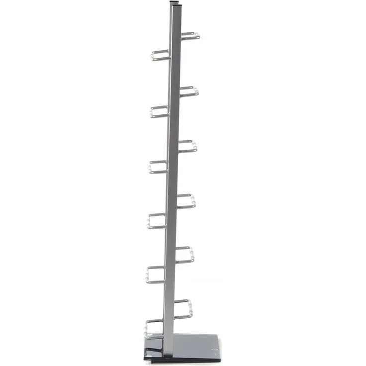 DESIGN DELIGHTS CD-Regal DESIGN CD STÄNDER "TOWER", silber, 92 cm, Aluminium, für 85 CDs – Bild 4