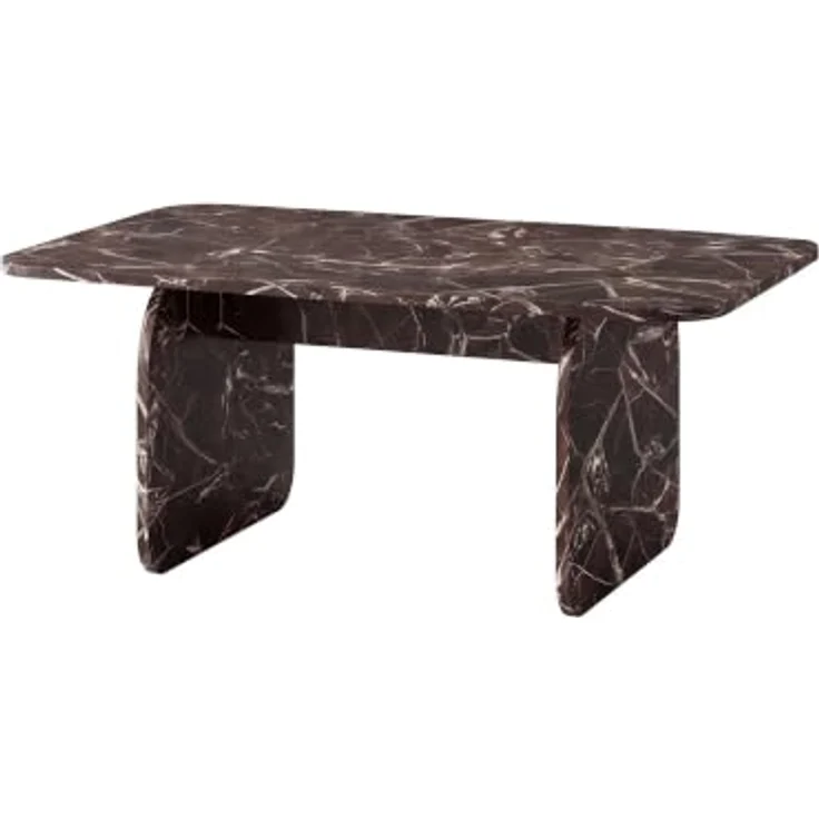 Skye Decor Couchtisch Pietra, Rosso Marmor, pflegeleicht, 100 cm breit – Bild 1