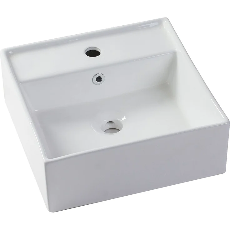 Vente-unique - Waschbeckenunterschrank hängend mit Ablagen & Aufsatzwaschbecken - Streifenoptik - Rosa - 80 cm - SATARA – Bild 7