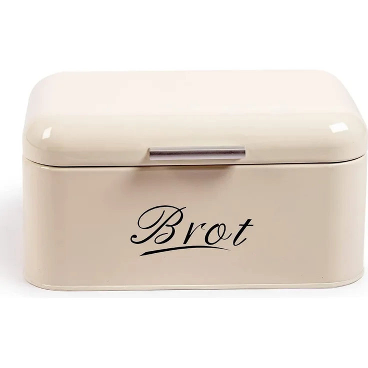 Zedelmaier Brotkasten Brotkasten aus Metall,Brot Lange Aufbewahren,Retro Brot Box mit Deckel, (1-tlg, MBH001&2), Stapelbar Brotaufbewahrungsbox